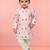 Baby boys pink pure cotton embroidered kurta pyjama set