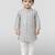 Baby boys aqua pure cotton printed kurta pyjama set