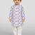 Baby boys purple pure cotton animal print kurta pyjama set