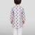 Baby boys purple pure cotton animal print kurta pyjama set
