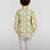 Baby boys white base multicolor pure cotton animal print kurta pyjama set