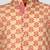 Baby boys peach pure cotton floral print kurta pyjama set