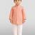 Baby boys peach pure cotton floral print kurta pyjama set