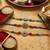 Multi color set of 3 thread rakhis handmade design