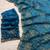 Teal Color Cudana and sequins work Satin Saree
