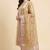 Banarasi pure tissue silk dupatta in rust colour with zari work