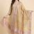 Banarasi pure tissue silk dupatta in rust colour with zari work