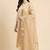 Banarasi pure chiniya silk dupatta in cream colour with zari work