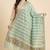 Banarasi pure chiffon silk dupatta in light green colour with zari work