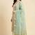 Banarasi pure munga silk dupatta in seagreen colour with zari work
