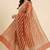 Banarasi pure khaddi georgette silk dupatta in orange colour with zari work