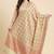 Banarasi pure khaddi georgette silk dupatta in yellow colour with zari work