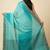 Banarasi pure chiffon silk dupatta in green colour with zari work