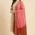 Banarasi pure chiffon silk dupatta in red colour with zari work