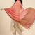 Banarasi pure chiffon silk dupatta in red colour with zari work