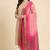 Banarasi pure chiffon silk dupatta in rani pink colour with zari work