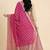 Banarasi pure khaddi georgette silk dupatta in pink colour with minakari work