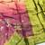 Olive Color Printed,zari border Work Silk Blend Saree