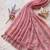 Pink Color  Multicolor floral embroidery Work Silk Blend Saree