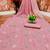 Pink Color  Multicolor floral embroidery Work Silk Blend Saree