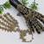 Lct stone ad stone & agate stone haath phool (hath panja), antique gold plated