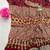 Red Color Printed And Real mirror work Silk Blend Saree