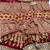 Red Color Printed And Real mirror work Silk Blend Saree