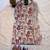 Off-white printed cameric cotton full stitched farshi salwar suit set