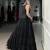 Black Mirror Work Marble Navratri Lehenga Choli with Chanderi Blouse and Koti