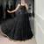Black Mirror Work Marble Navratri Lehenga Choli with Chanderi Blouse and Koti