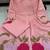 Peach chanderi embroidered kurta set