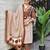 Beige cotton silk printed kurta set