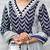 White cotton silk printed kurta set
