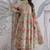 Green cotton silk hand embroidery kurta set