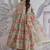 Green cotton silk hand embroidery kurta set