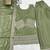 Green silk blend embroidered farshi salwar set