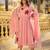 Pink chanderi embroidered kurta set