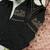 Black silk blend embroidered kurta set