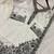 White crepe embroidered palazzo set