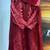 Red chanderi embroidered palazzo set