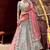 Green Silk Lehenga-Choli with Sequinned Embellishment