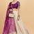 Purple Art Silk Lehenga Choli with Zari Embellishment