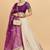 Purple Art Silk Lehenga Choli with Zari Embellishment
