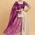 Purple Art Silk Lehenga Choli with Zari Embellishment