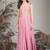 Pink Silk Readymade Lehenga - Thread Work