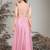 Pink Silk Readymade Lehenga - Thread Work
