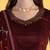 Maroon Tissue Readymade-lehenga-cholis V-Neck Thread Work Lehenga Set