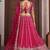 Pink Silk Lehenga-Choli Embellished Sequinned Semi-Stitched Lehenga & Blouse With Dupatta