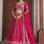 Pink Silk Lehenga-Choli Embellished Sequinned Semi-Stitched Lehenga & Blouse With Dupatta