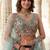 Green Net Lehenga-Choli Embroidered Sequinned Semi-Stitched Lehenga & Unstitched Blouse With Dupatta